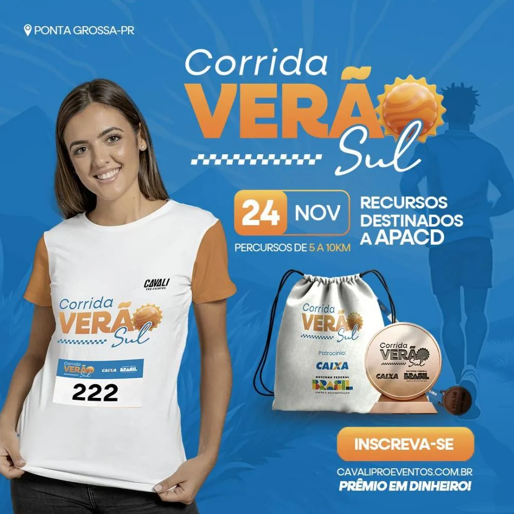 A corrida tem como objetivo arrecadar recursos para a Associação Pontagrossense de Assistência à Criança com Deficiência (APACD), que presta apoio a crianças com deficiência.