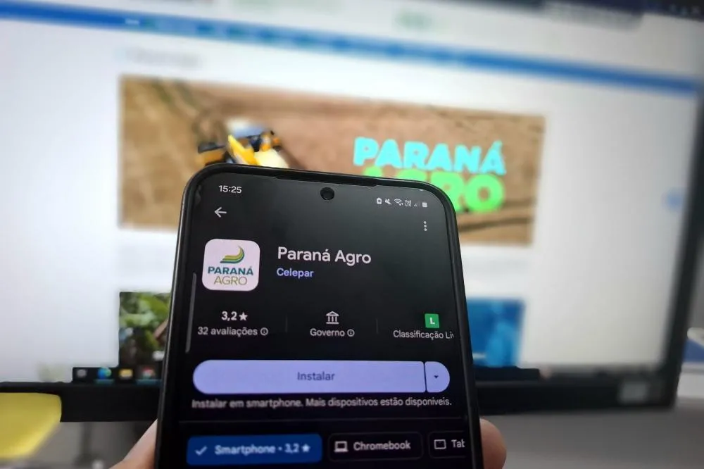 Com mais de 21 mil downloads, app Paraná Agro centraliza serviços para produtores rurais Foto: Germano Busato/Adapar