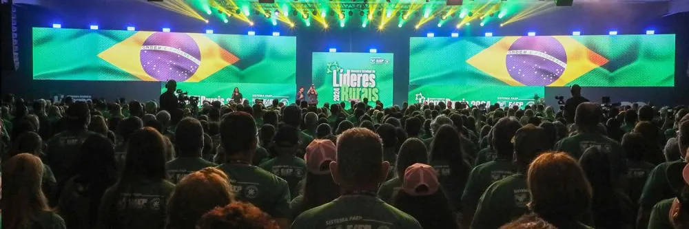 Mais de 4 mil produtores rurais, líderes do campo paranaense, marcaram presença no Encontro Estadual de Líderes Rurais 2024, organizado pelo Sistema FAEP. Foto Faep