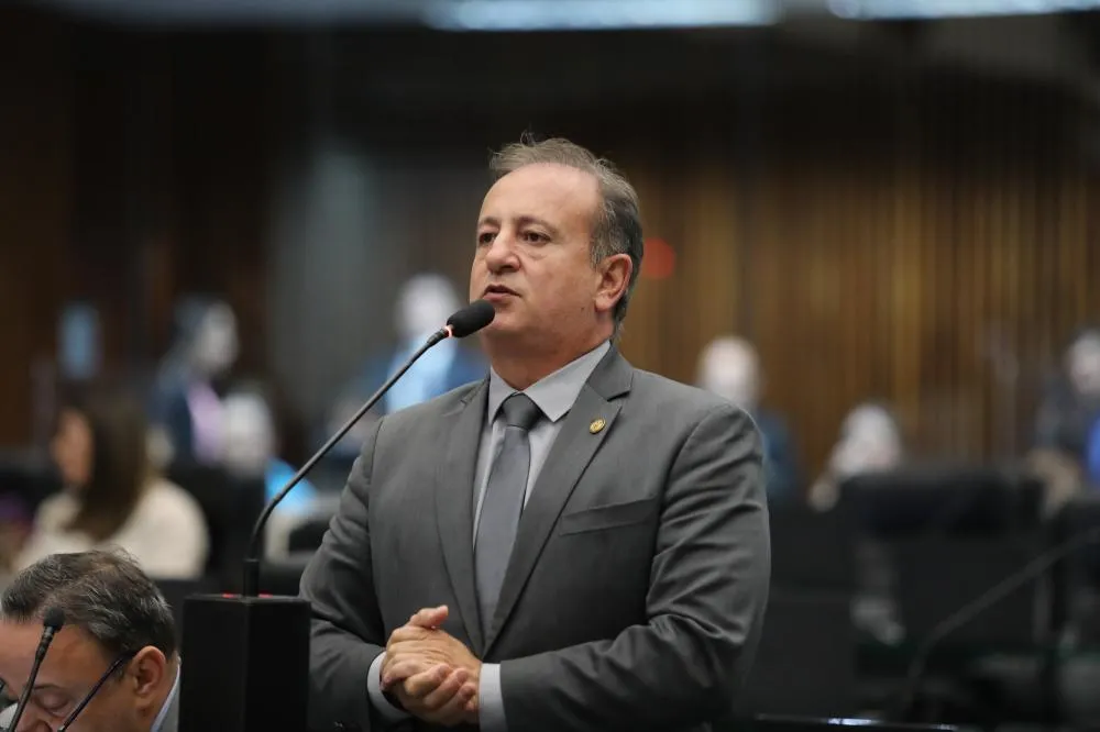 Deputado Moacyr Fadel agradece homenagem à irmã durante votação do projeto.