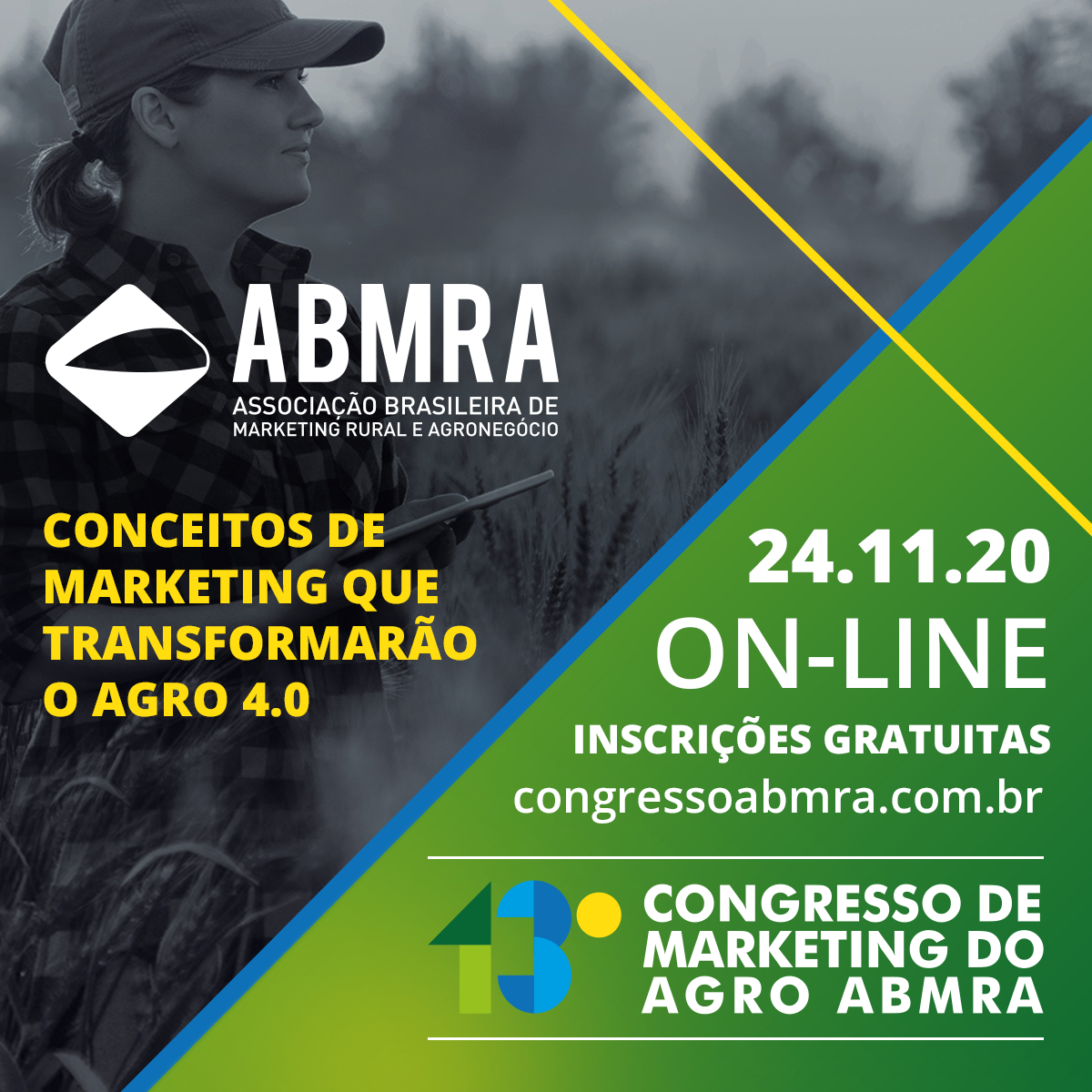 A proposta do Congresso de Marketing do Agro ABMRA 2020 é discutir a inovação no agro