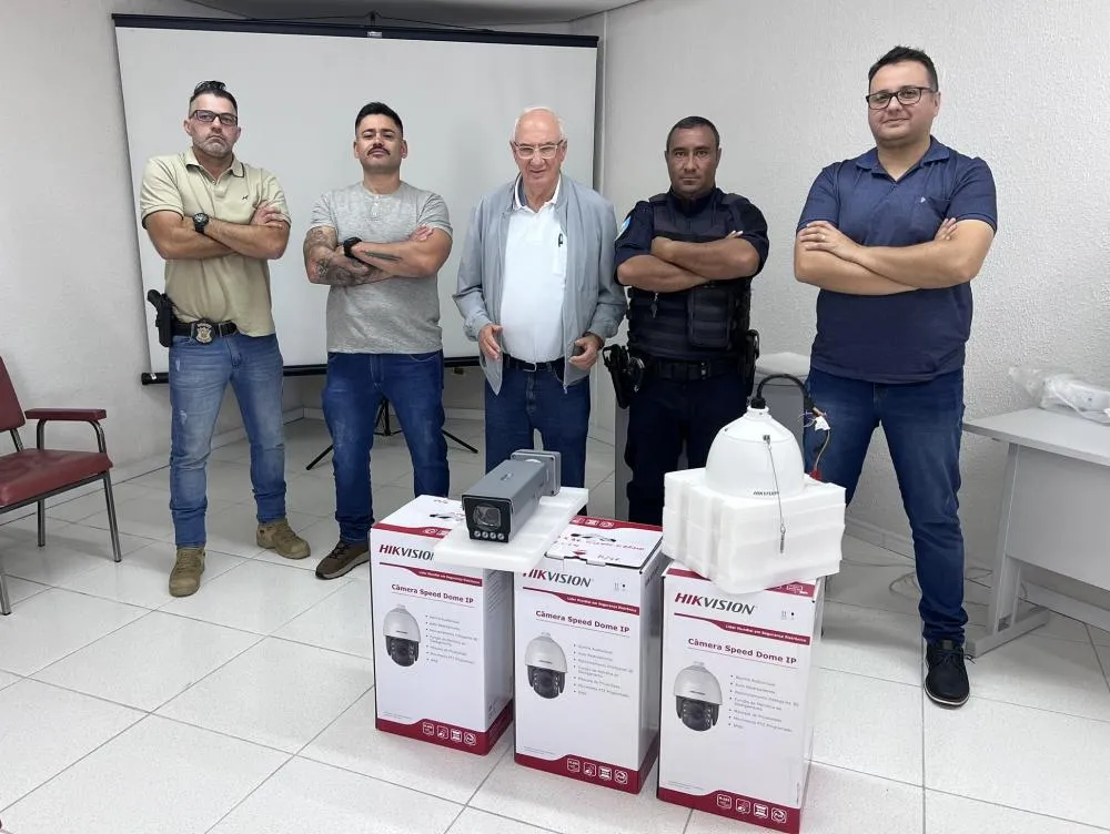 Câmeras são ligadas à Central de Monitoramento compartilhada entre Guarda Municipal, Polícia Militar e Polícia Civil