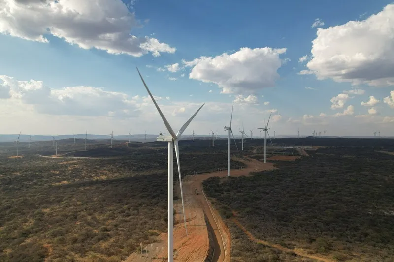 Energia gerada pelas eólicas irá atender 60% da demanda atual do Grupo CCR Crédito: Divulgação Neoenergia
