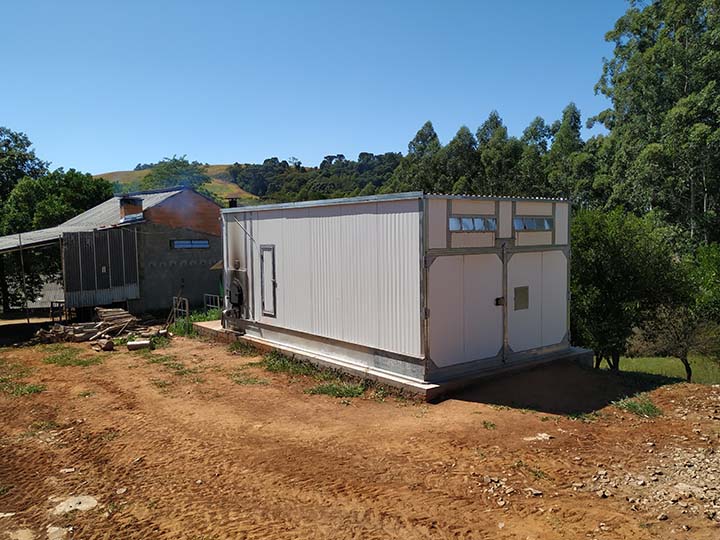 Estufa solar utilizada na pesquisa Divulgação JTI