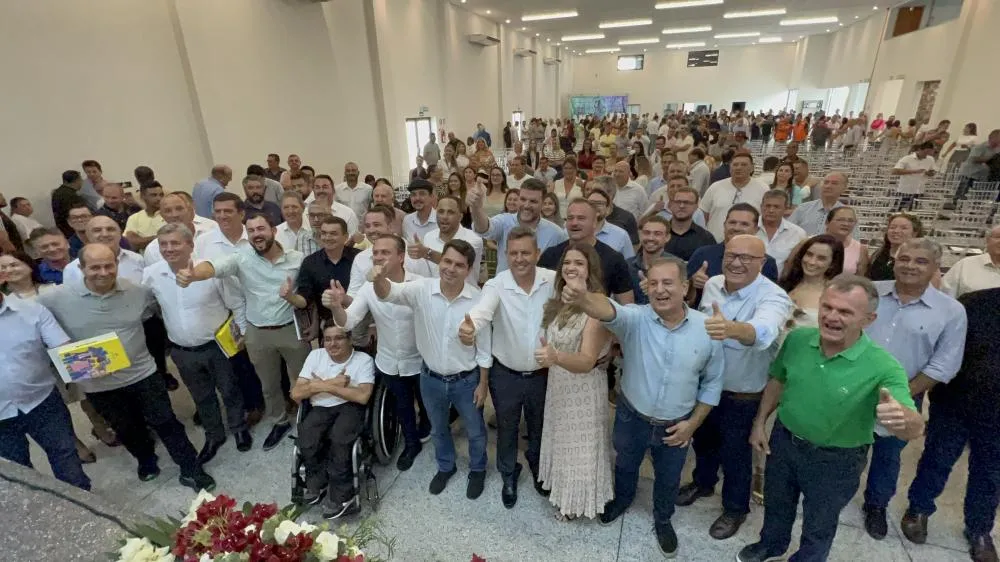 Fadel prestigia a posse da nova diretoria da Amunorpi Crédito: José Augusto Teixeira