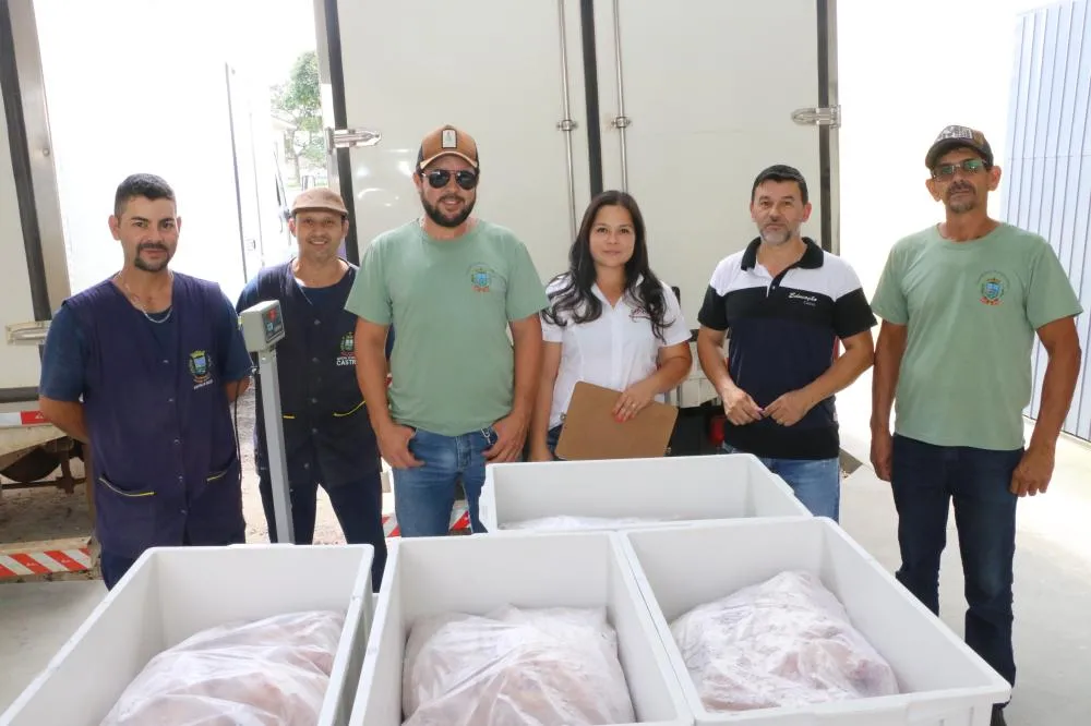 Os arquivos produzidos pela associação são destinados à merenda escolar do município. Foto Daniel Calvo