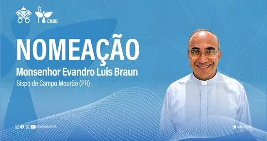 Monsenhor Evandro Braun é nomeado bispo da Diocese de Campo Mourão pelo Papa Francisco