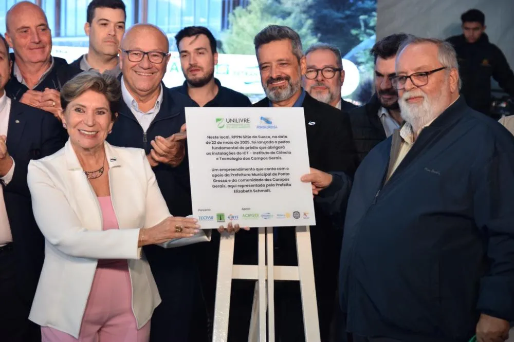 Prefeitura de Ponta Grossa e Unilivre lançam Pedra Fundamental do ICT dos Campos Gerais