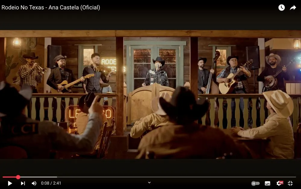 Foto reprodução canal Oficial Ana Castela.