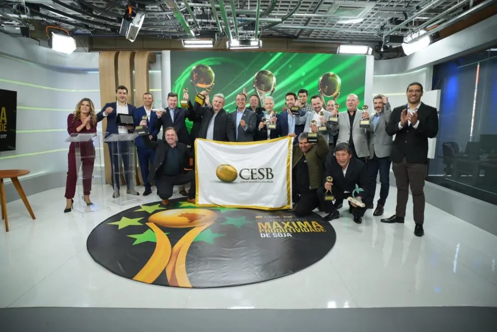 Mais de 135 sc/ha – CESB revela as melhores práticas e consagra os Campeões de Máxima Produtividade de Soja 2024/2025. foto Divulgação
