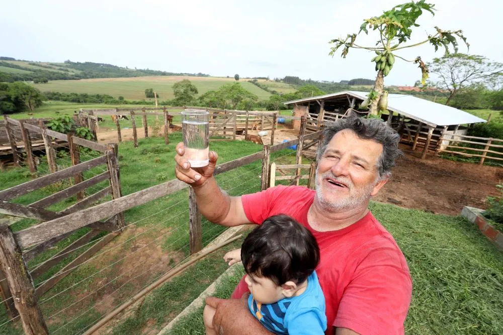 Sanepar Rural beneficia 520 mil pessoas com água tratada em comunidades no campo Foto: Arnaldo Alves