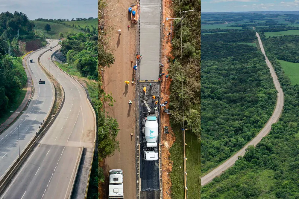 Com 500 quilômetros, Paraná tem maior programa de rodovias de concreto do Brasil Foto: DER-PR