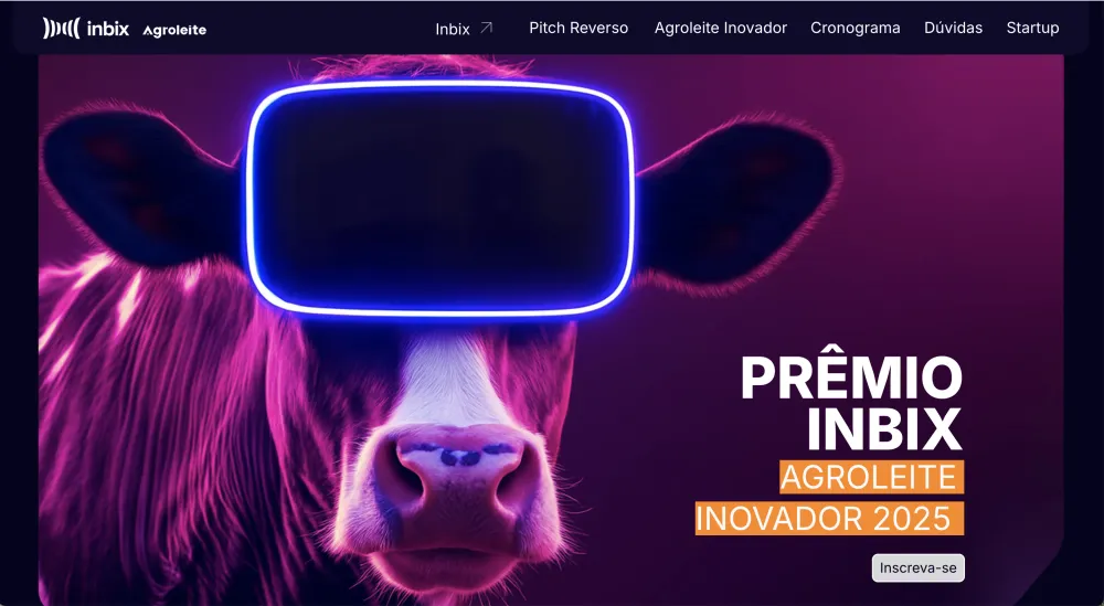 Inbix lança edital de Prêmio Inovador em programação exclusiva da Agroleite 2025 