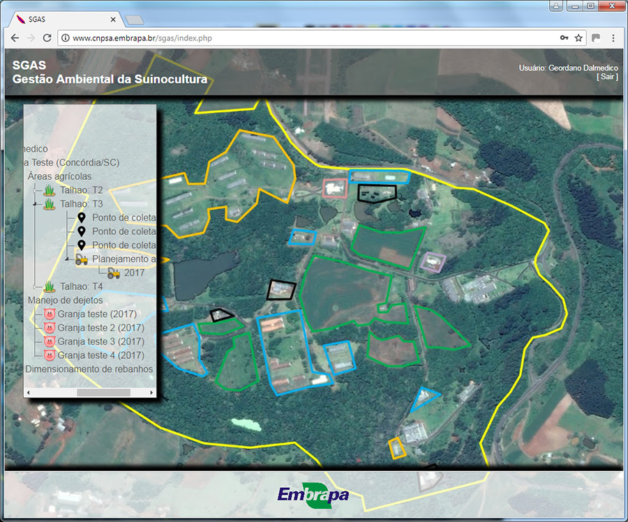 O pesquisador da Embrapa Suínos e Aves, Rodrigo Nicoloso, afirma que antes o processo era todo manual, com planilhas Excel, que o técnico precisava submeter ao órgão ambiental, e os documentos seguidamente retornavam por não estarem dentro do recomendado.