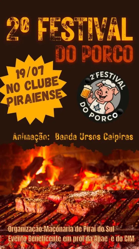 Festa reúne gastronomia, solidariedade e música ao vivo em Piraí do Sul