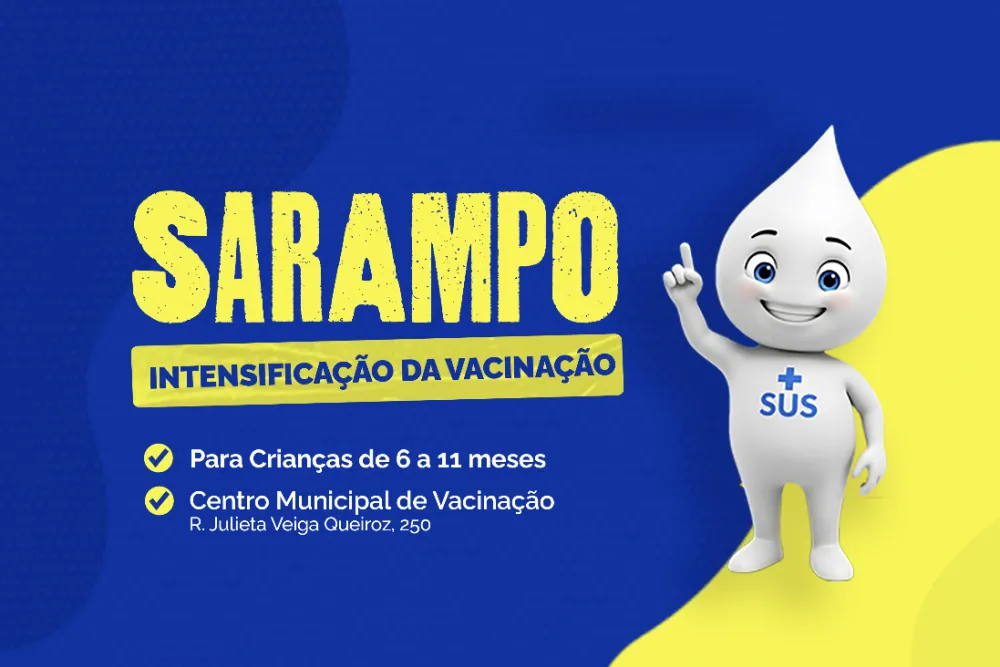Secretaria de Saúde reforça necessidade da prevenção contra o sarampo com aplicação da Dose Zero