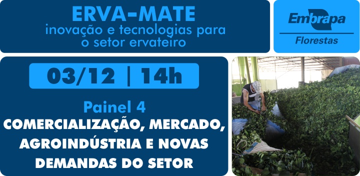 O evento é organizado pela Embrapa Florestas e conta com a parceria do IDR-Paraná, Secretaria de Agricultura e Abastecimento do Paraná e Ministério da Agricultura, Pecuária e Abastecimento