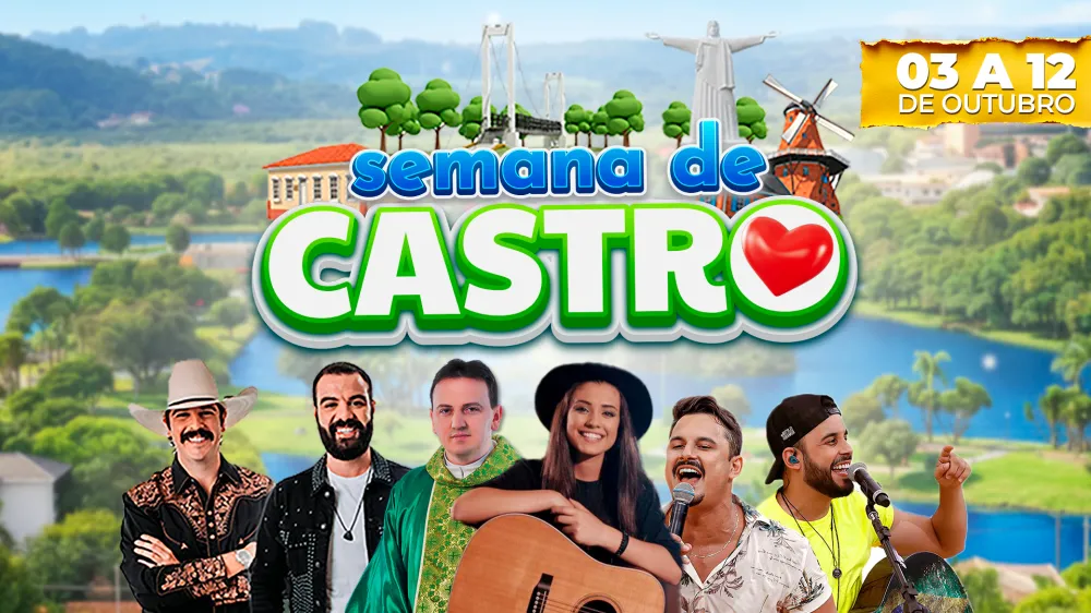 Isadora Pompeo, Padre Ezequiel Dal Pozzo, Fiduma & Jeca, Clayton & Romário e Chris no Beat são alguns dos artistas que estão na grade de shows