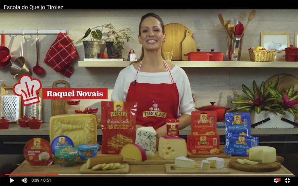 São 20 videoaulas ministradas pela chef Raquel Novais, que foi escolhida pela afinidade com a Tirolez, pois, além de ser mineira como a marca, é focada em alimentação afetiva