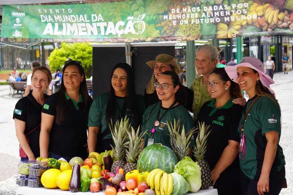 Sistema Estadual de Agricultura divulga ações durante o Dia Mundial da Alimentação Foto: Pablo Aqsenen/Adapar