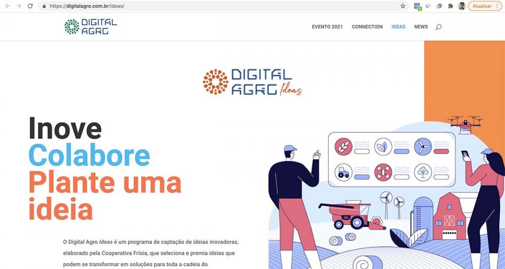 Já em 2021 o tema que pautará as ideias é o de Transformação Digital, com foco em melhorar os processos internos e a experiência dos clientes e dos cooperados, ou até mesmo criar um novo produto/serviço