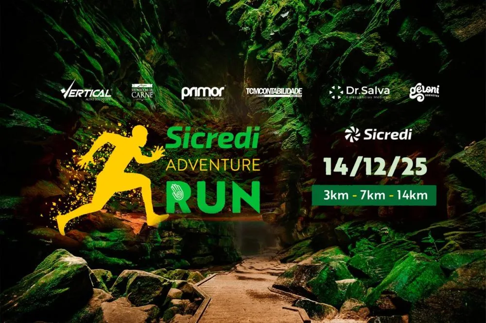 Sicredi Adventure Run: corrida une esporte e natureza em Buraco do Padre