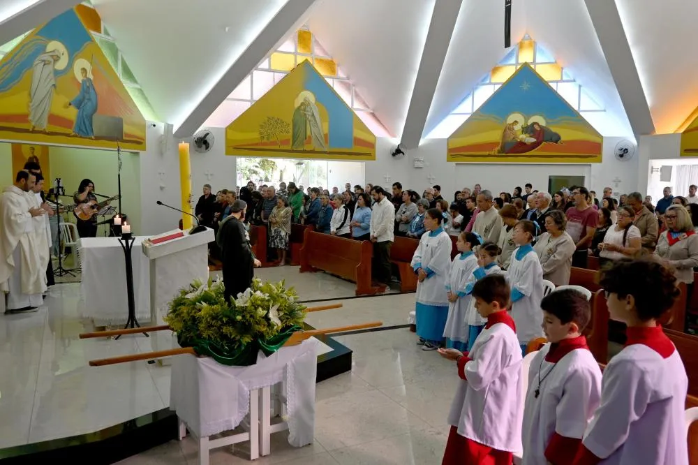 O Santuario Nossa Senhora das Brotas é Portal da Rota do Rosário em Piraí do Sul. Foto Toninho Anhaia.