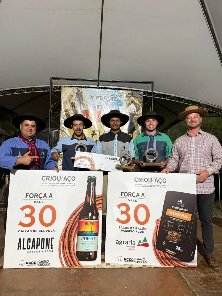 Primeiro Crioulaço Agrária Nutrição Animal reúne 131 participantes em Guaíba FOTOGilberto Vieira Venturini