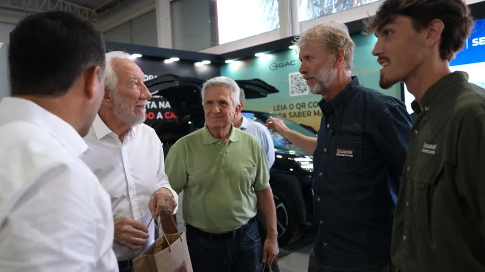 Marcos e Gustavo Bertolini encontram Darci Piana, Vice-governador do Paraná e Presidente do Sistema Fecomércio 