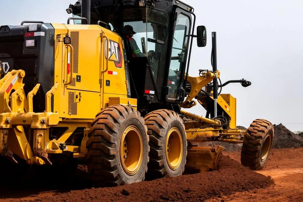 A Motoniveladora 140 da Caterpillar avança à próxima geração. Foto Divulgação