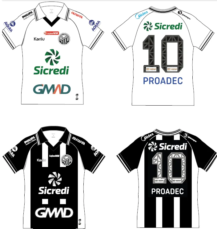 Sicredi amplia apoio ao Operário nas finais do Paranaense e estampa marca na parte frontal da camisa