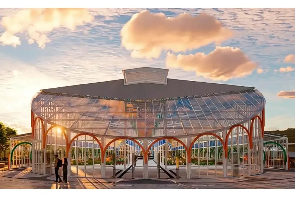 Mercado de Flores da Ceasa terá estrutura metálica e desenho inspirado na identidade curitibana
