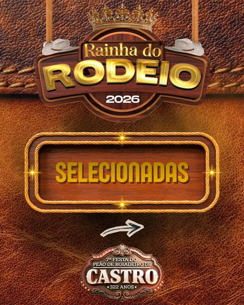 Veja quem são as 10 candidatas selecionadas para disputar a Rainha do Rodeio de Castro. fotos Daniel Calvo