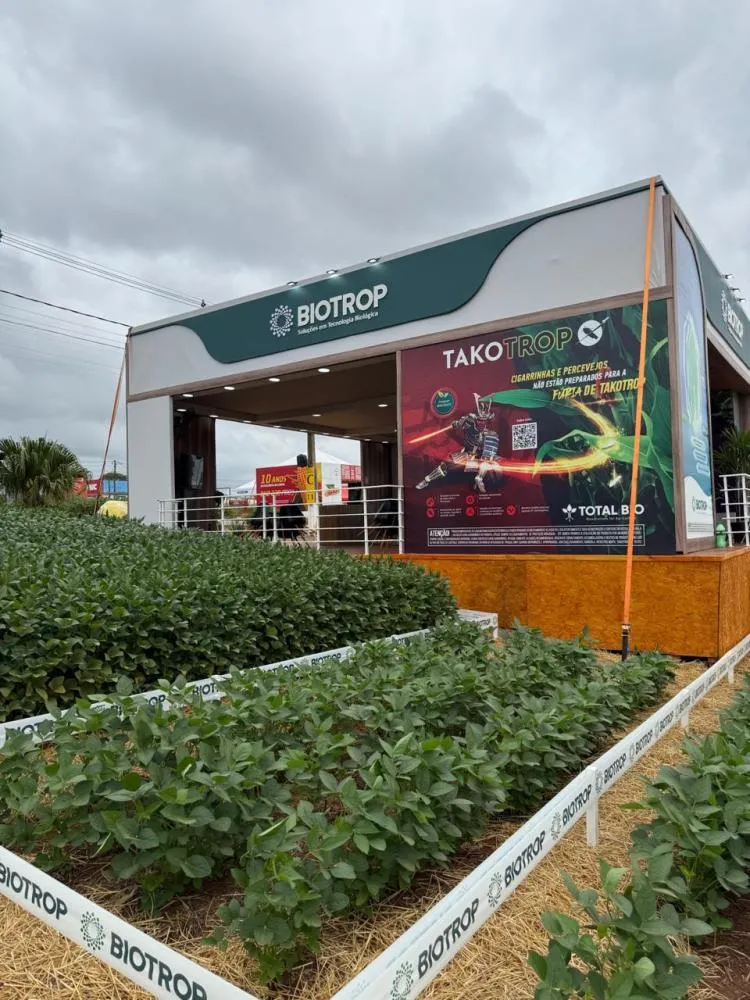 Estande da Biotrop na Expodireto Cotrijal