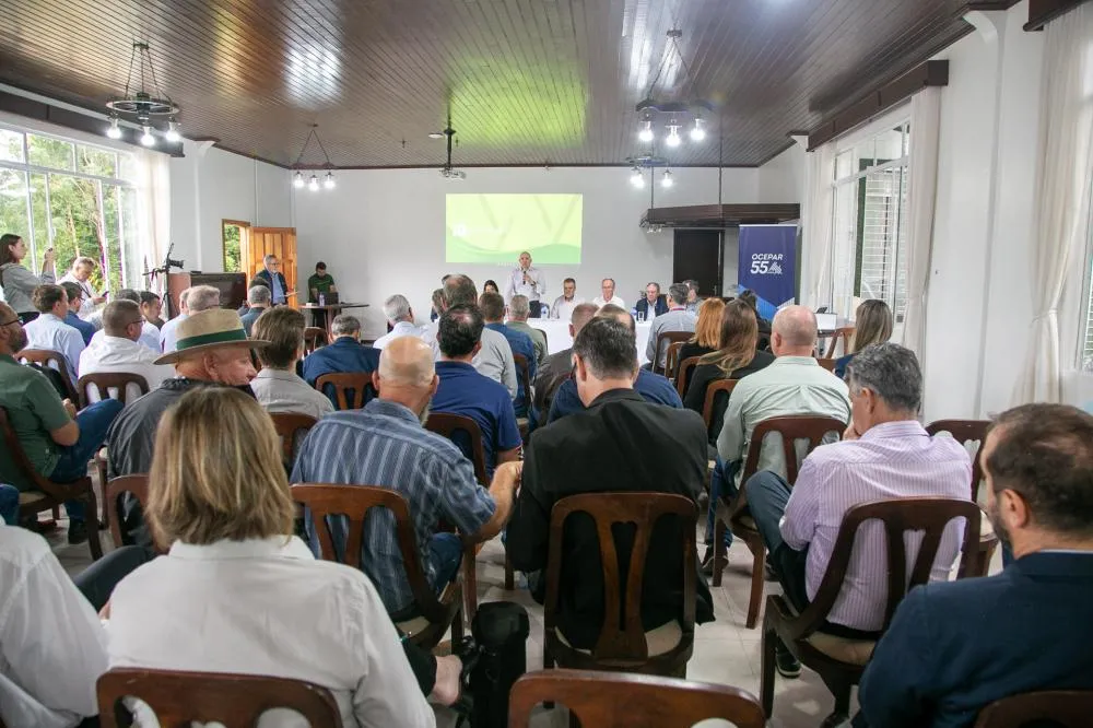 Copel e sistema Ocepar alinham ações conjuntas para estabilidade energética a cooperativas. fotos copel