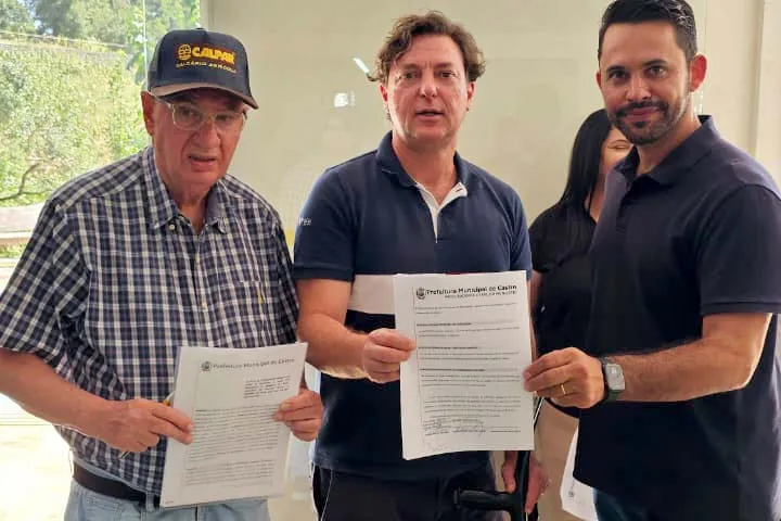Termo de cooperação técnica foi assinado por representantes dos três municípios. Divulgação