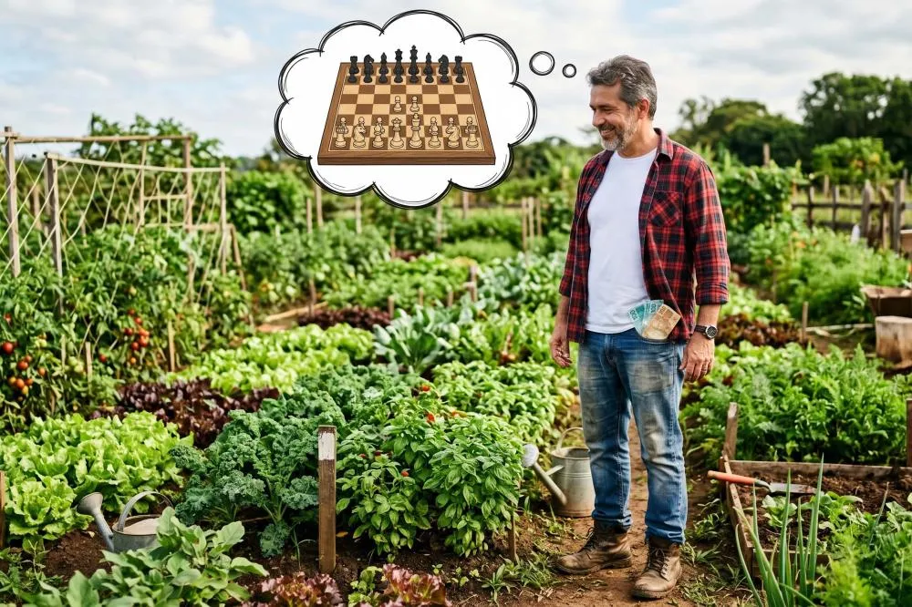 A Nova Fase da Agricultura Familiar Não É Produzir Mais. É Perder Menos. Imagem gerada por IA