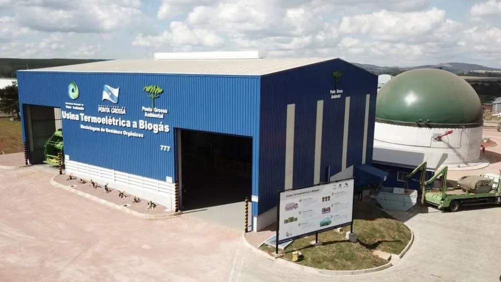 Usina Termoelétrica a Biogás em Ponta Grossa/PR.