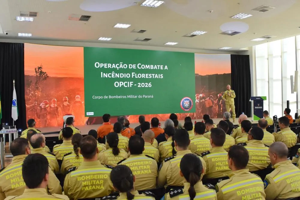 Planejamento e integração marcam preparação do Paraná para temporada de incêndios Foto: Luan Reis/CBMPR