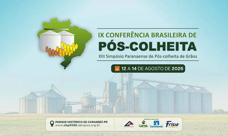 Carambeí sedia a IX Conferência Brasileira de Pós-Colheita em agosto