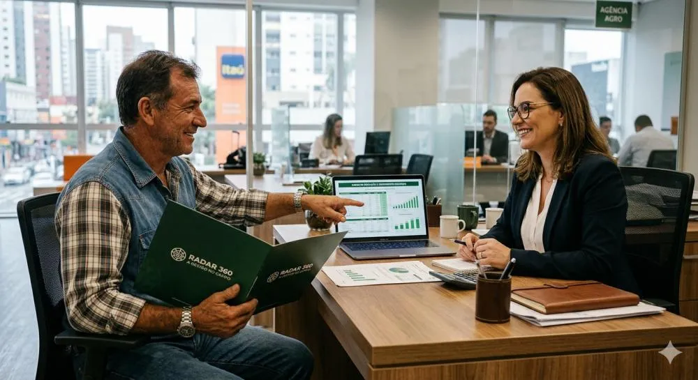 Organização financeira, documentação atualizada e conhecimento dos números da propriedade são fatores decisivos para ampliar o acesso ao crédito rural e impulsionar o crescimento no campo. Foto IA