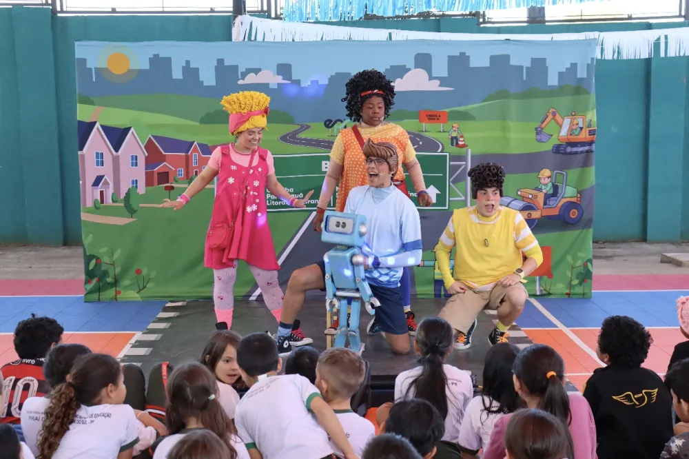 Programa de Educação para Segurança Viária é apresentado nas escolas municipais de Piraí do Sul