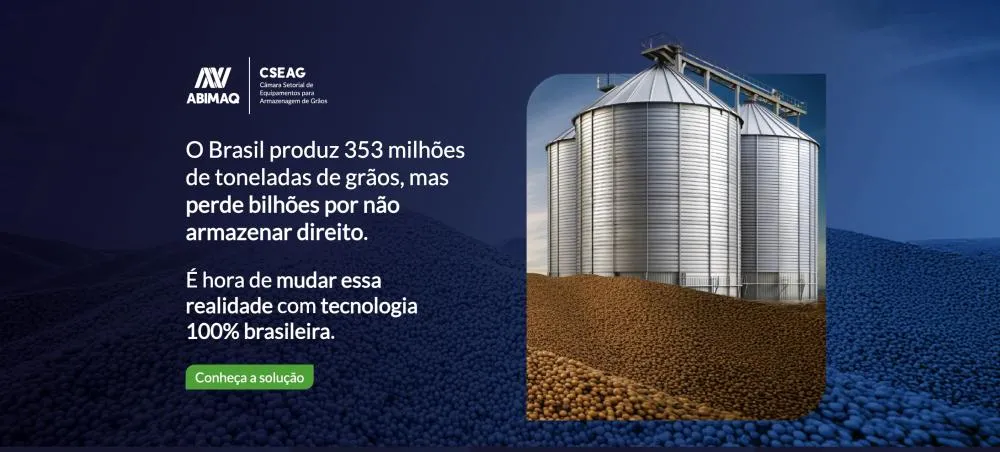 Safra recorde expõe déficit de armazenagem e motiva lançamento de guia gratuito da ABIMAQ