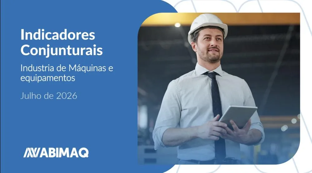 O consumo de máquinas e equipamentos encerra o primeiro semestre de 2026 com queda de 13,8%