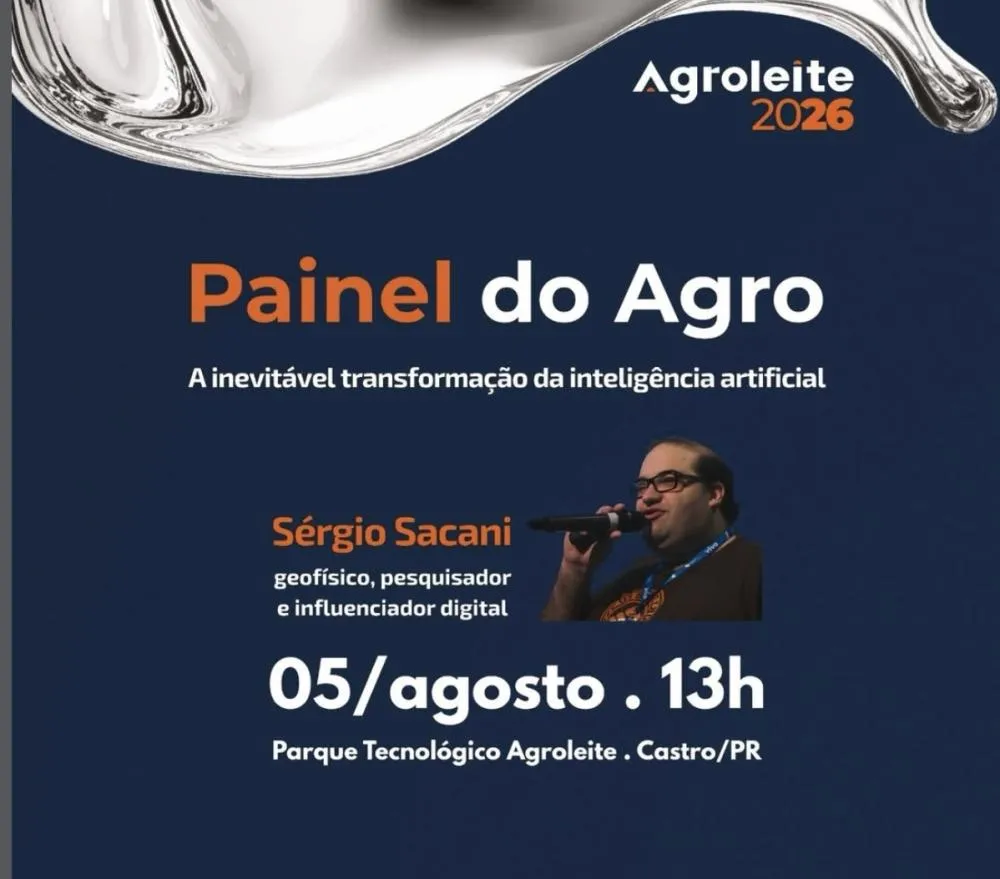 Como a Inteligência Artificial pode transformar o agro? Grupo Calpar leva Sérgio Sacani ao Agroleite 2026