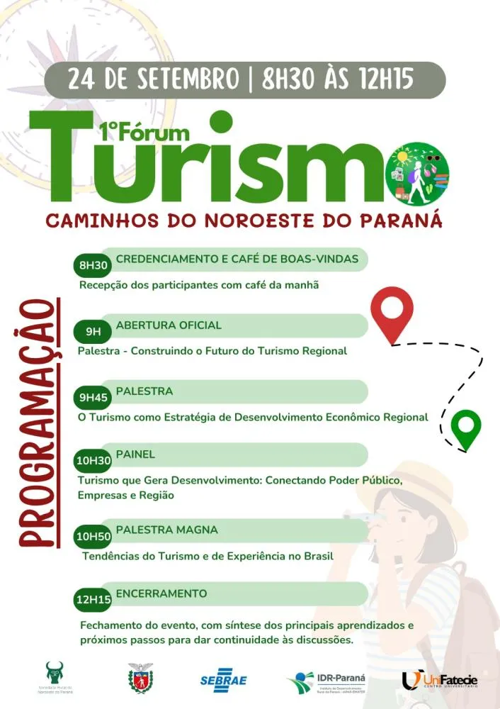 Futuro do turismo no noroeste do Paraná é tema de fórum em Paranavaí