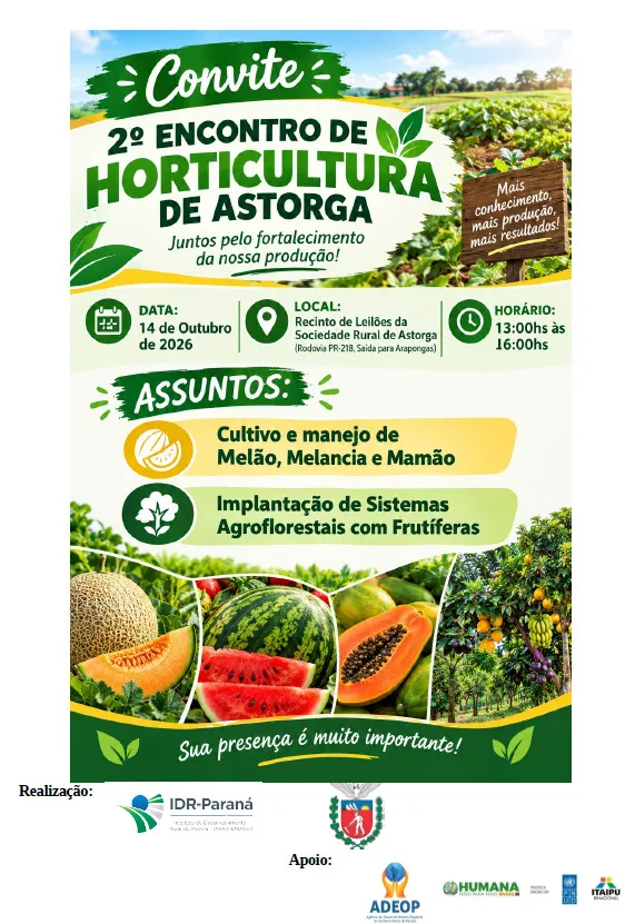 Cultivo de melão dobra de área na região e será tema de encontro técnico em Astorga