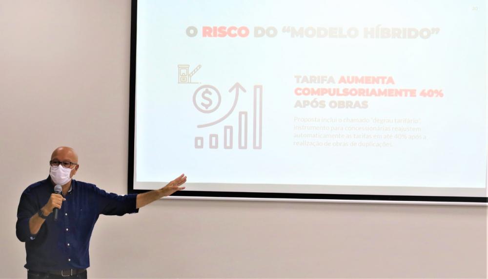 “Parece que estamos repetindo o filme. Uma reprise amarga para a economia paranaense. Queremos um modelo com tarifas justas e obras.