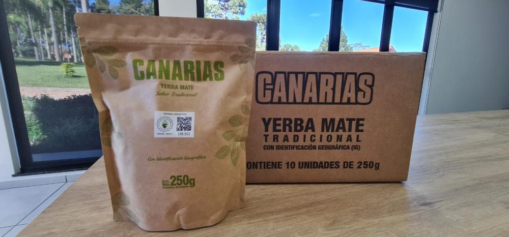 Lote especial de erva-mate com IG foi comercializado no Uruguai, em 2020. Crédito - Divulgação