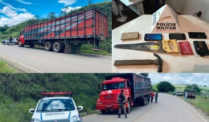 Militares do 57º BPM prendem quatro pessoas no Sul de Minas por tentativa de furto de gado.